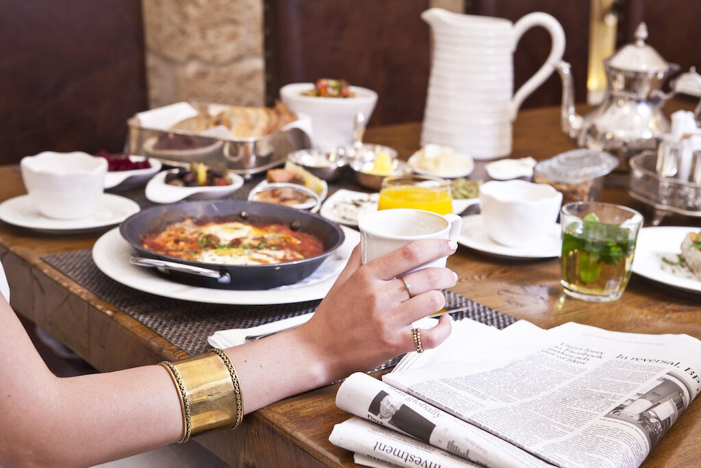 ארוחת בוקר - ספא במלון האפנדי