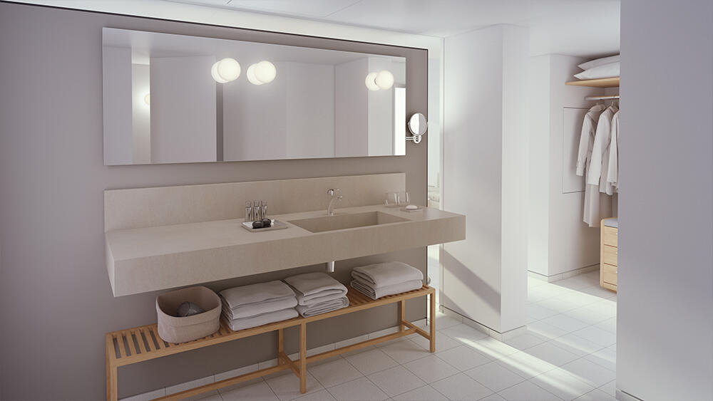 חדר רחצה - ספא במלון אלמא