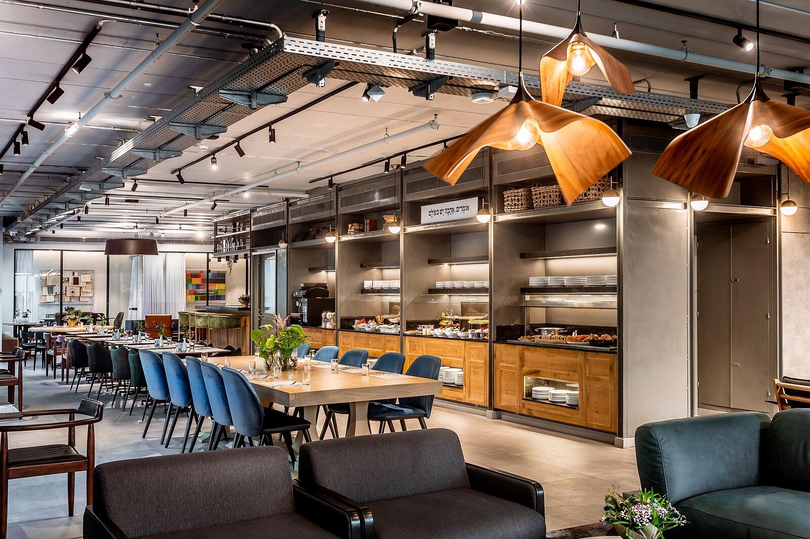 חדר אוכל - ספא רוקסון במלון רוקסון אורבן רמת גן