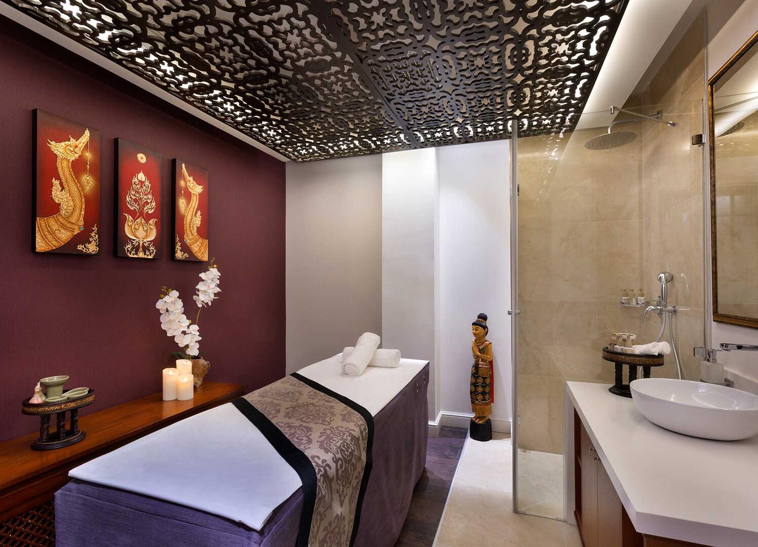 חדר טיפולים - ספא אורכידאה אילת