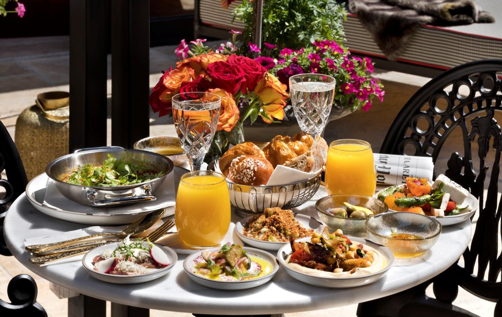 ארוחת בוקר - ספא וילה בראון