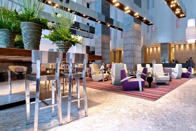 לובי המלון  - ספא יערות הכרמל תל אביב