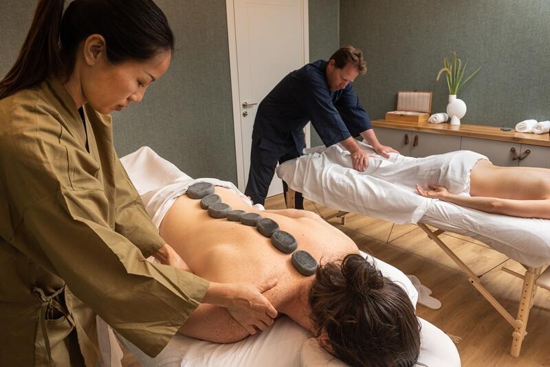 עיסוי אבנים חמות - ספא זמארין