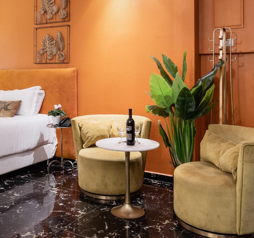 פינות ישיבה בחדר לינה - אחוזת הספא