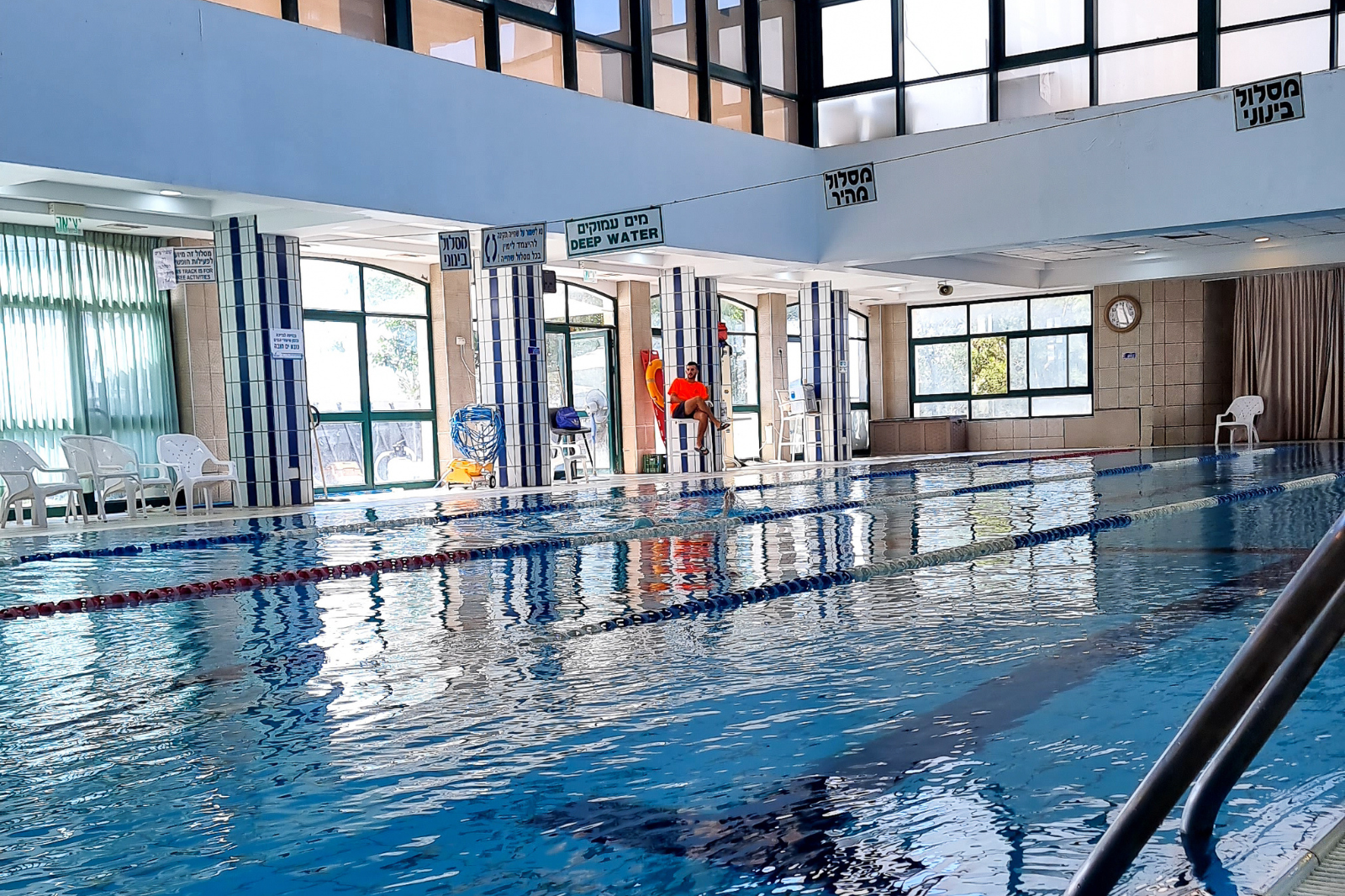 בריכה מקורה - ספא לוטוס במלון יערים מעלה החמישה