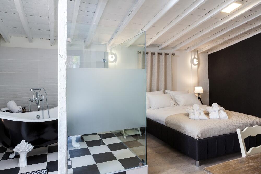 חדר לינה - ספא פנינה בכרמל